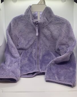 Girl’s 4T Purple Children’s Place Faux Fur Zipper Jacket