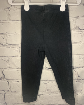 Infant’s Girl’s Carter’s Black Leggings with (2) Button Detail on The Ankles 