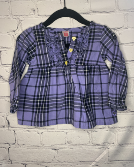 Infants Carter’s Girl’s Purple Long-Sleeved Flannel