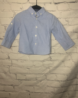 Infant’s Boy’s Primark Boy’s Blue Long-Sleeved Collared Shirt