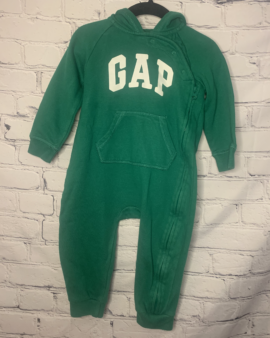 Infant’s Boy’s Baby Gap Boy’s Green Gap Full Onesie with Hood