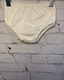 Target Diaper Cover, 0-12Mo, white , elastic waist and legs