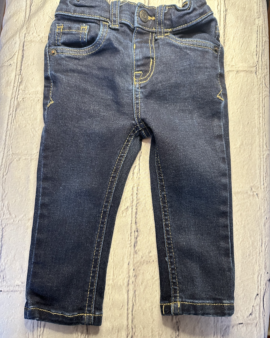Cat & Jack, 18 Mo, jeans, blue, snap enlcosure, front pockets
