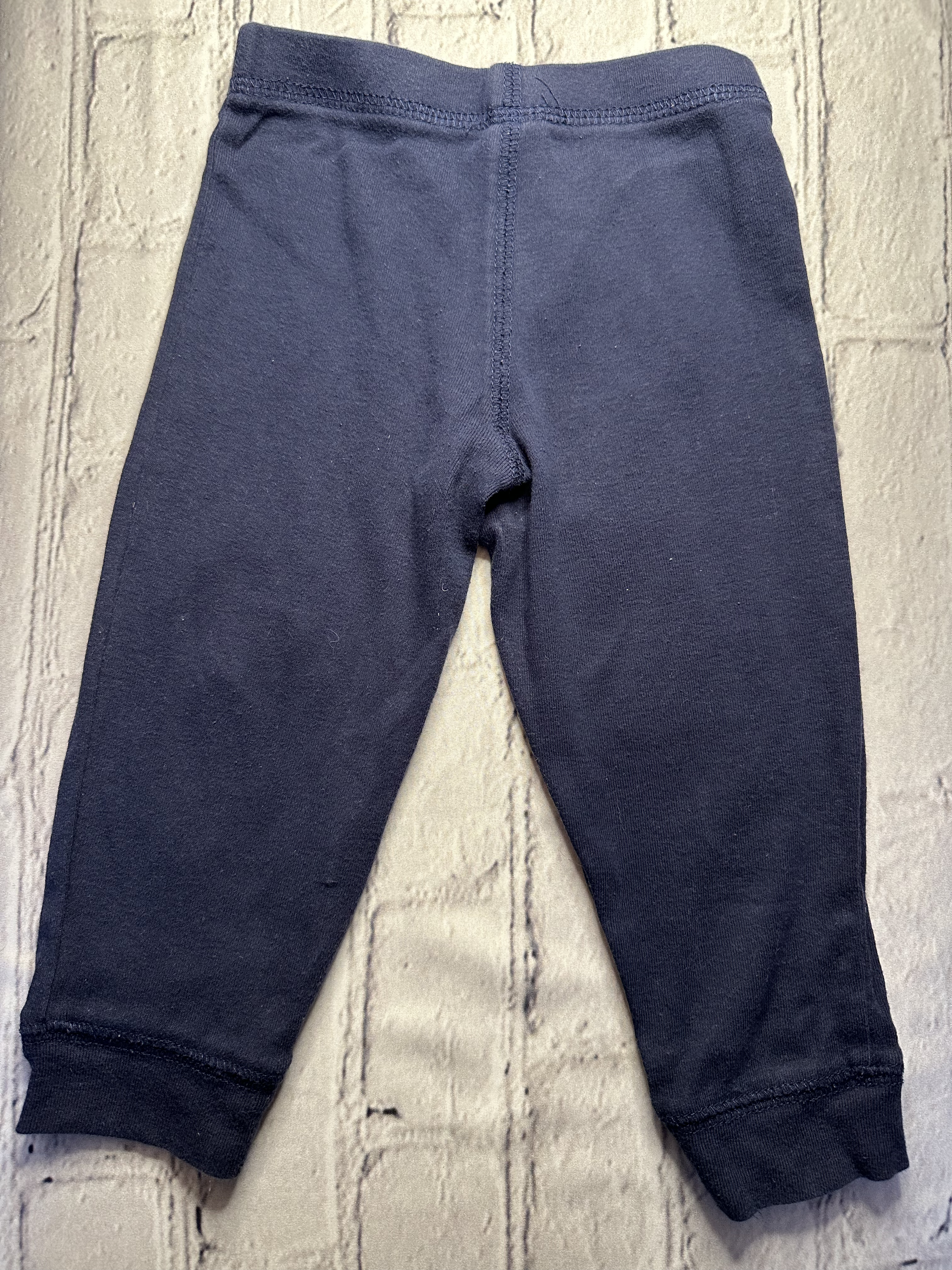 Carter’s, 18 Mo, Jogger sweatpants, navy, football detail on left, ‘Touch Down’ detail on right