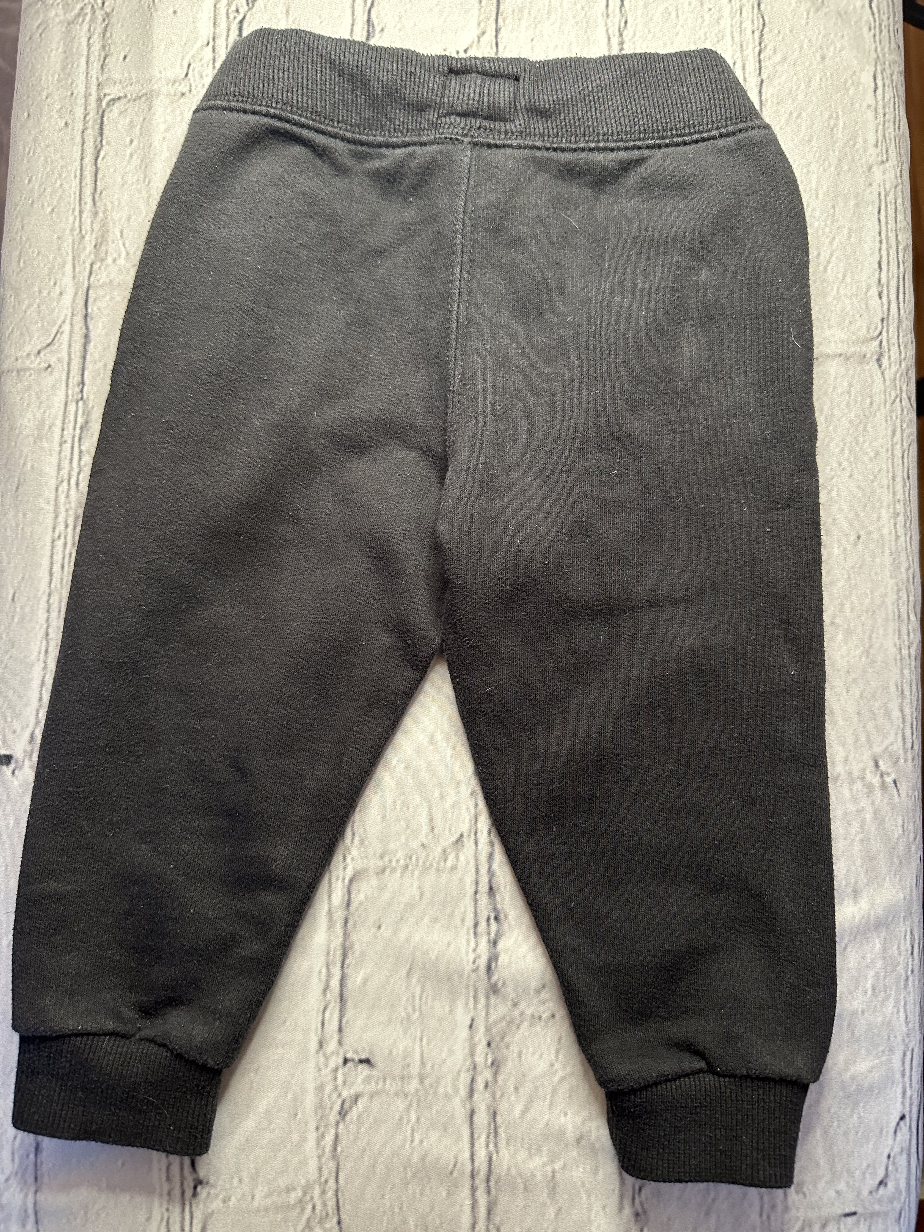 Lee, 18 Mo, jogger sweatpants, black, drawstring, front pockets