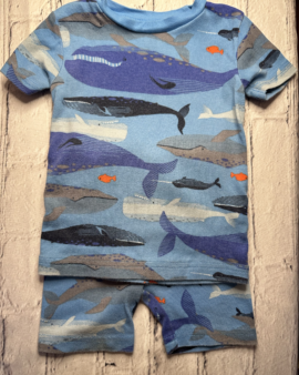 Carter’s ‘Just One You, 18 Mo, t-shirt, blue w. whale pattern