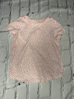 Old Navy Short Sleeve,2T,White, Pink polka dot pattern