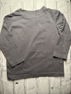 Carter’s, 18 Mo, long sleeved t-shirt, gray w. ‘always on the move’ car detail on front